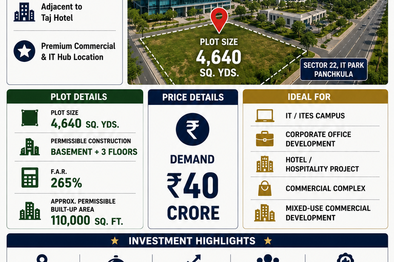  IT Park Plot - Panchkula, Haryana 